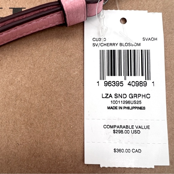 COACH Sundae Graphic Pink Long Multifunctional Wallet Wristlet NWT - Picture 9 of 13